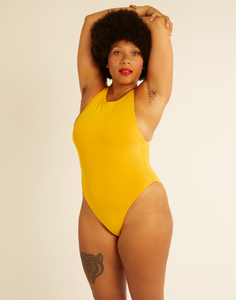 NATALIE ONE PIECE SWIMSUIT YELLOW